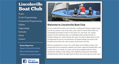 Desktop Screenshot of lincolnvilleboatclub.com